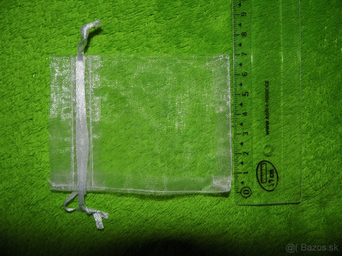 BIELE organzové vrecúška 5 x 7 cm a 7 x 9 cm (NOVÉ) - 7