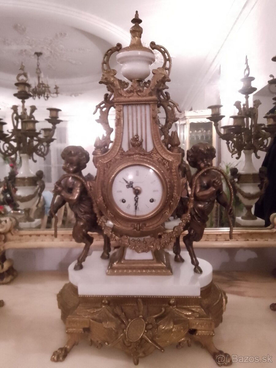 Krbové hodiny so svietnikmi - 7