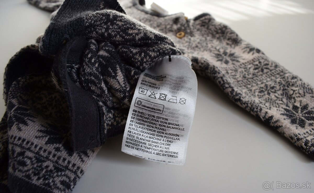 Teplý overalík pre novorodenca - 7