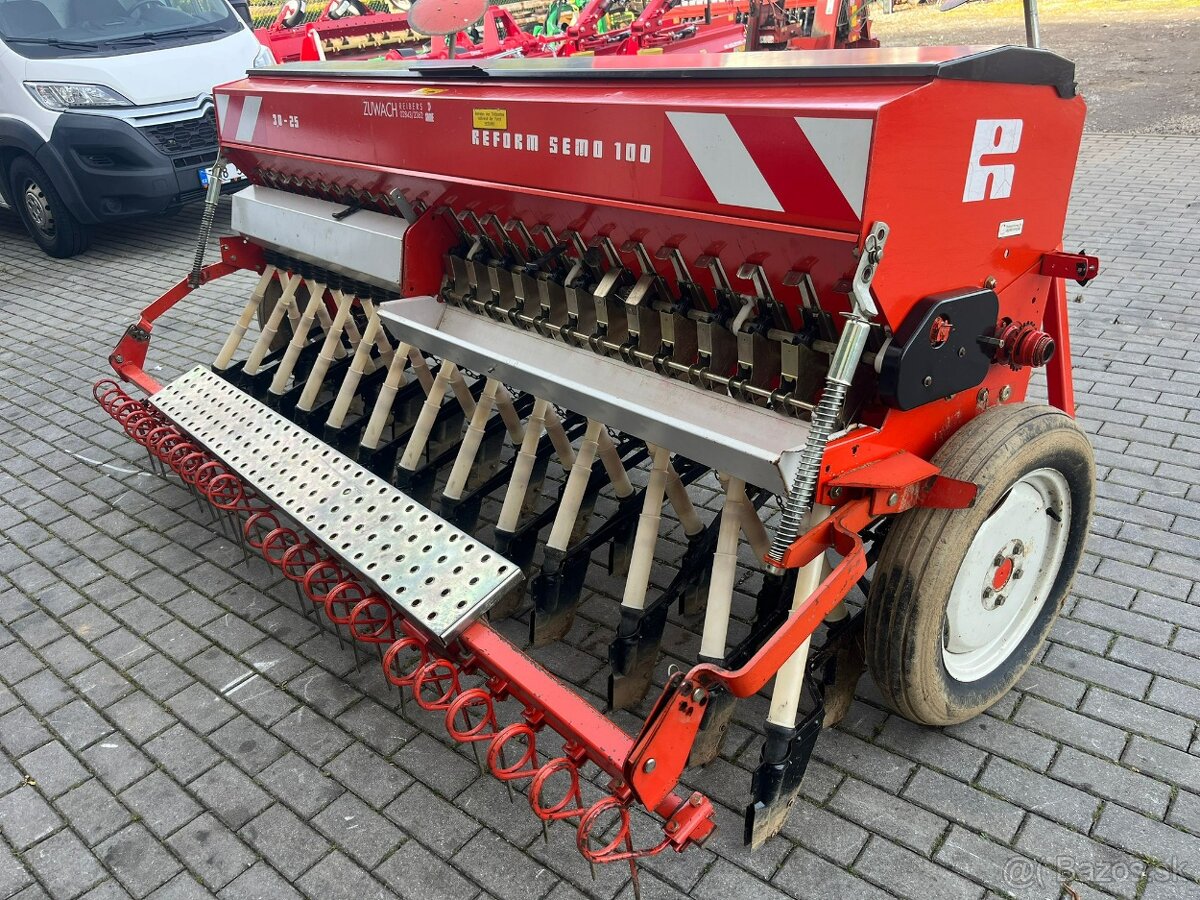 SECÍ MAŠINA, STROJ REFORM SEMO 100 3m ZÁNOVNÍ STAV - 7