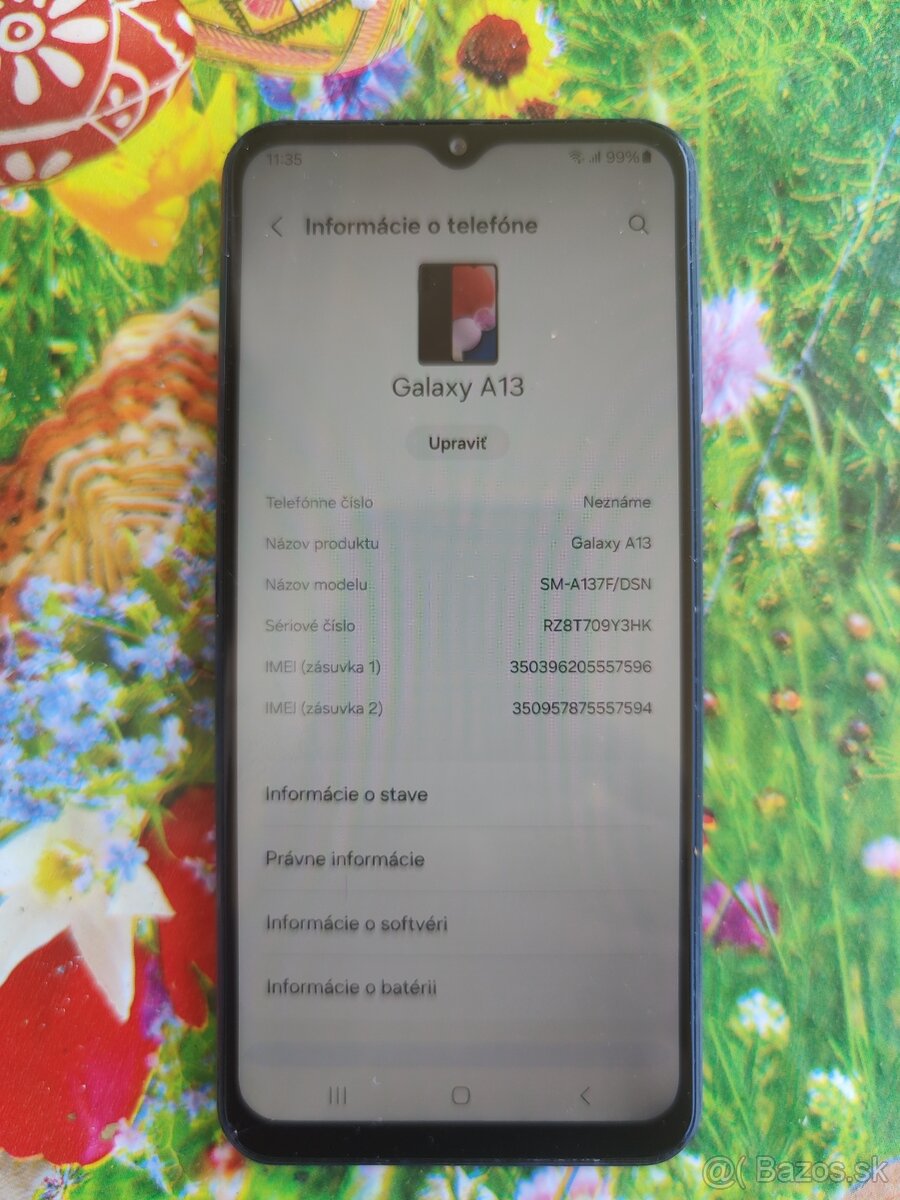 Predám Samsung Galaxy A13 - 7