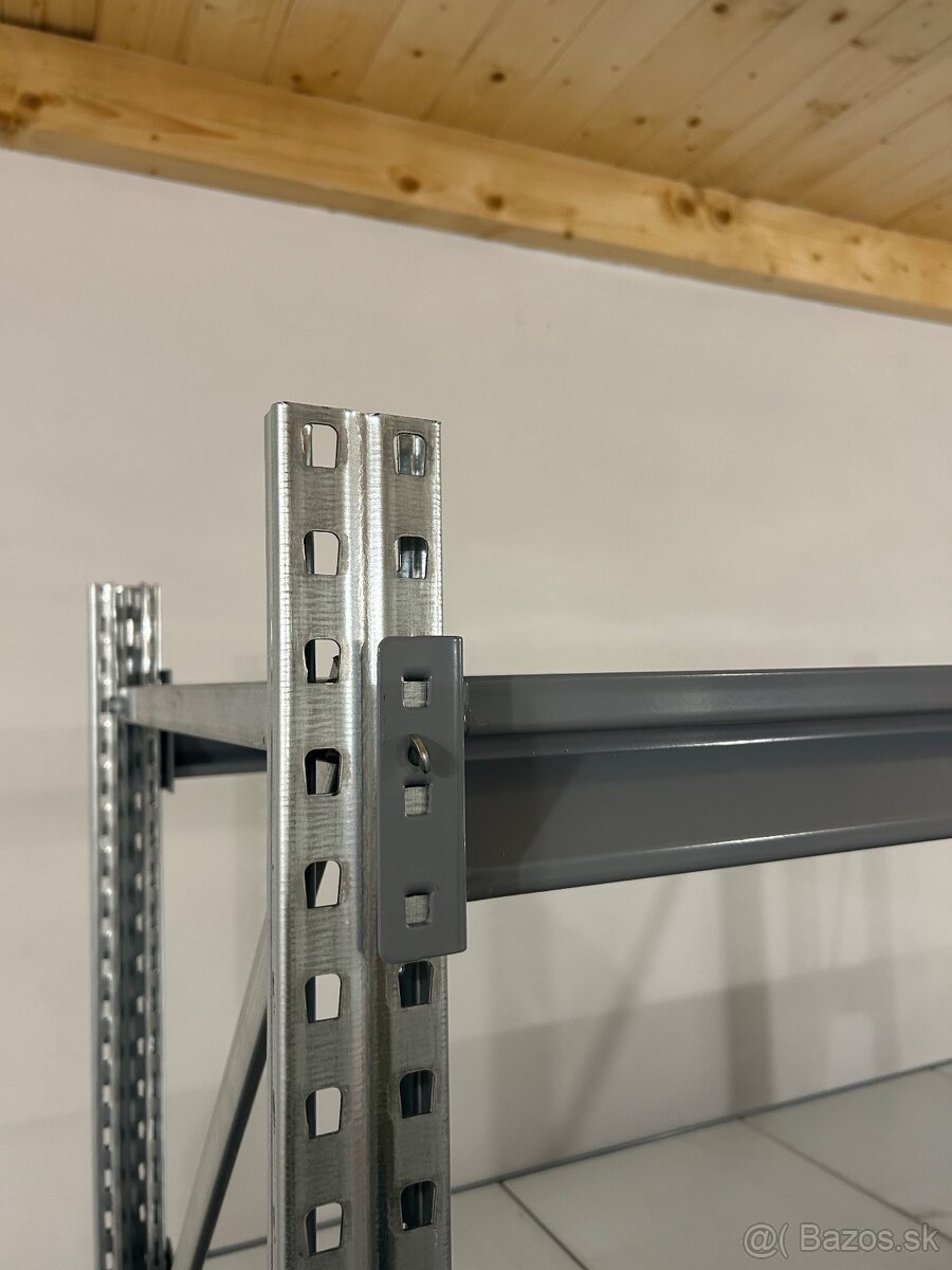 Policovy regál pozinkovaný, priemyselný - 7