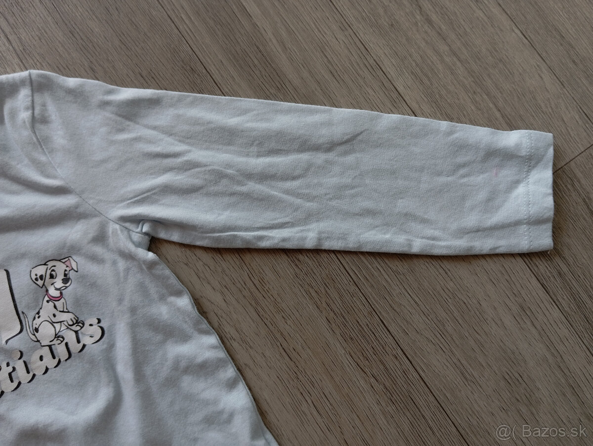 Bledomodré tričko 101 Dalmatíncov Disney 98 - 7