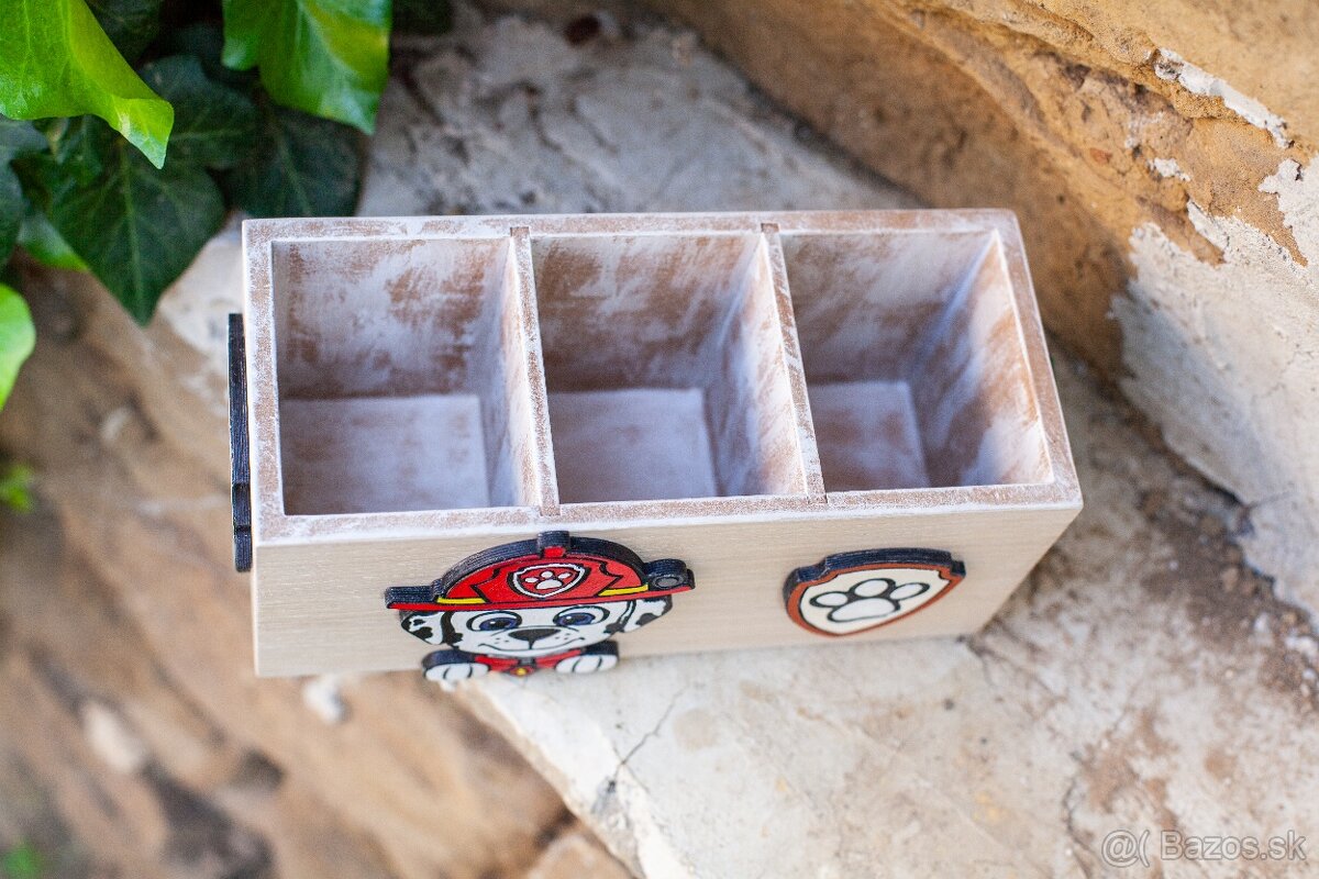 drevený pastelovník lapková patrola - 7
