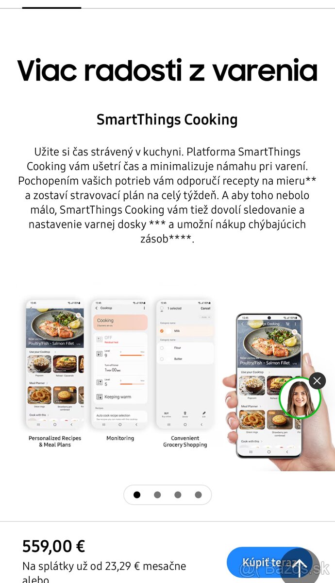 Indukčná doska Samsung NZ64B6056GK/U2 s Flex Zone+ - 7