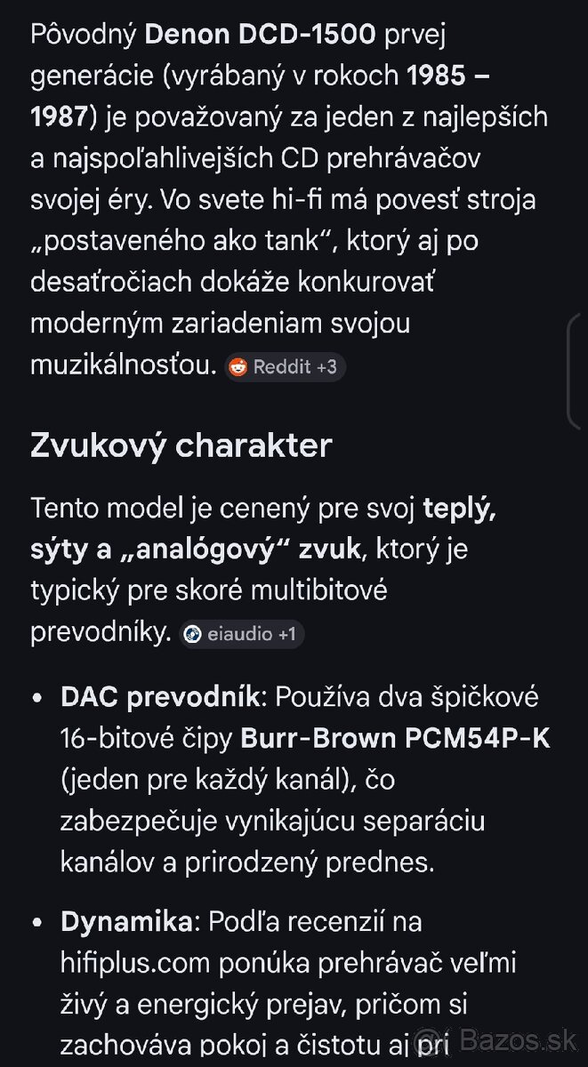 TOP legenda CD prehrávač Denon DCD-1500 s DO, Sony KSS-123A - 7
