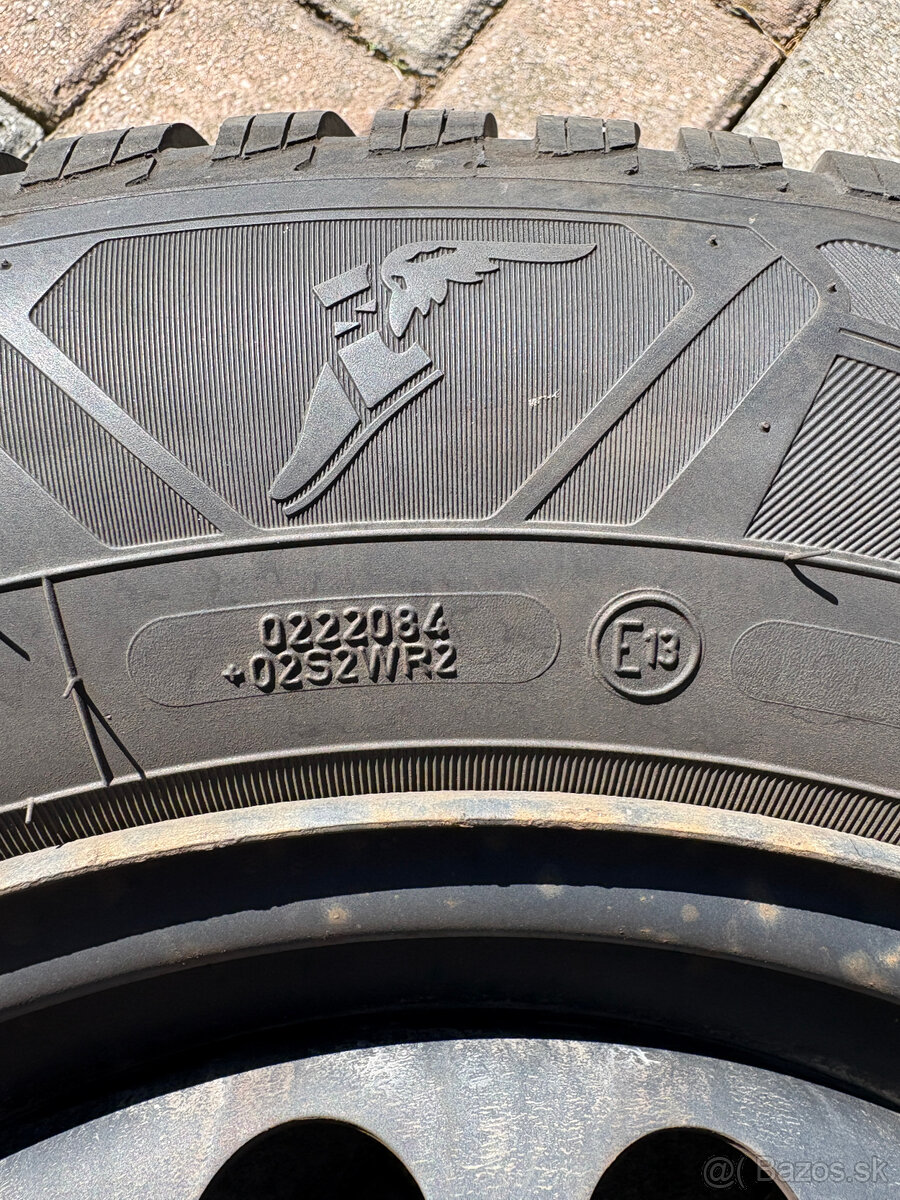 Plechove disky + zimne pneu Goodyear - 7