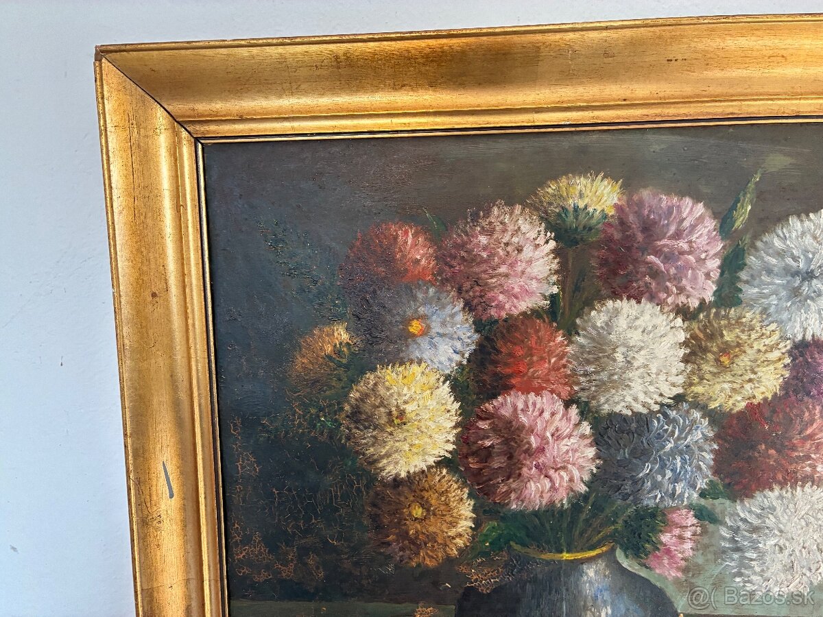 Olejomaľba na doske - 7