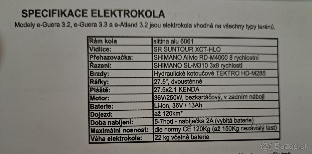 Predám horský elektrobicykel Crussis e-Guera 3.3 - 7