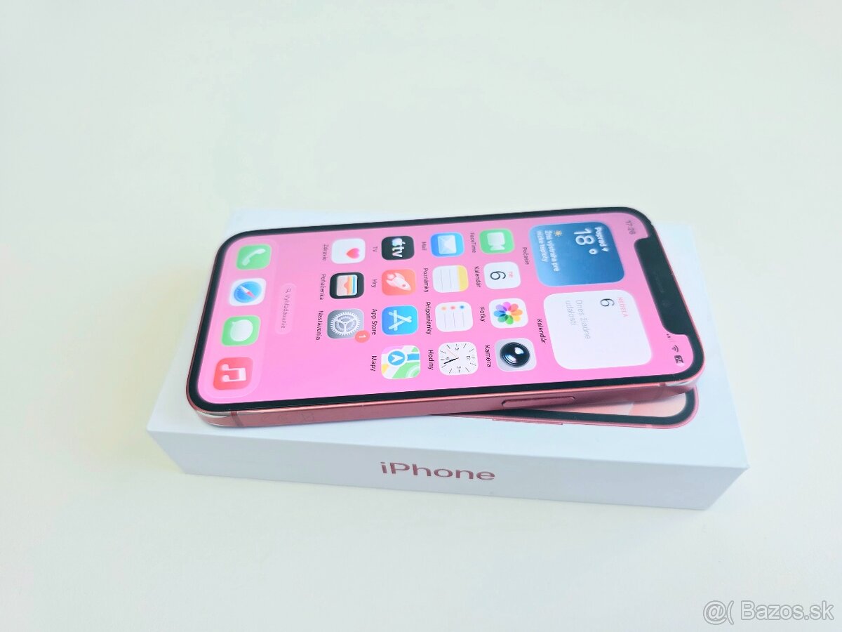 APPLE IPHONE 12 mini 256GB RED,BATERKA 100% - 7