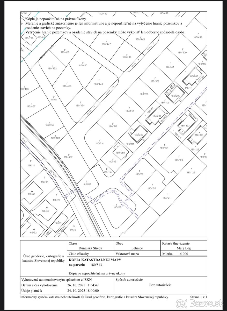 Predám stavebný pozemok v novovzniknutej časti Lehníc - 7