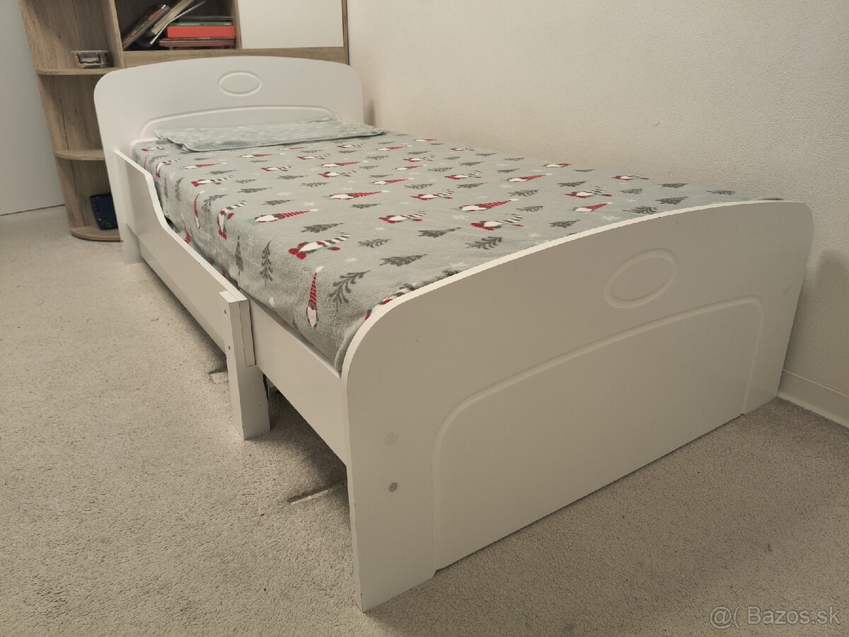 Rastúca posteľ - Dĺžkovo nastaviteľná posteľ pre deti Enna - 7