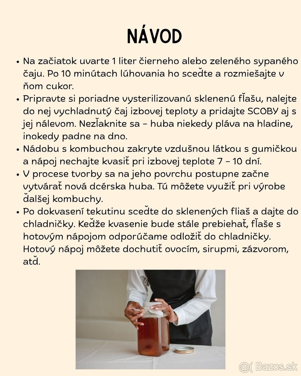 Kombucha - čajová "huba" - 7