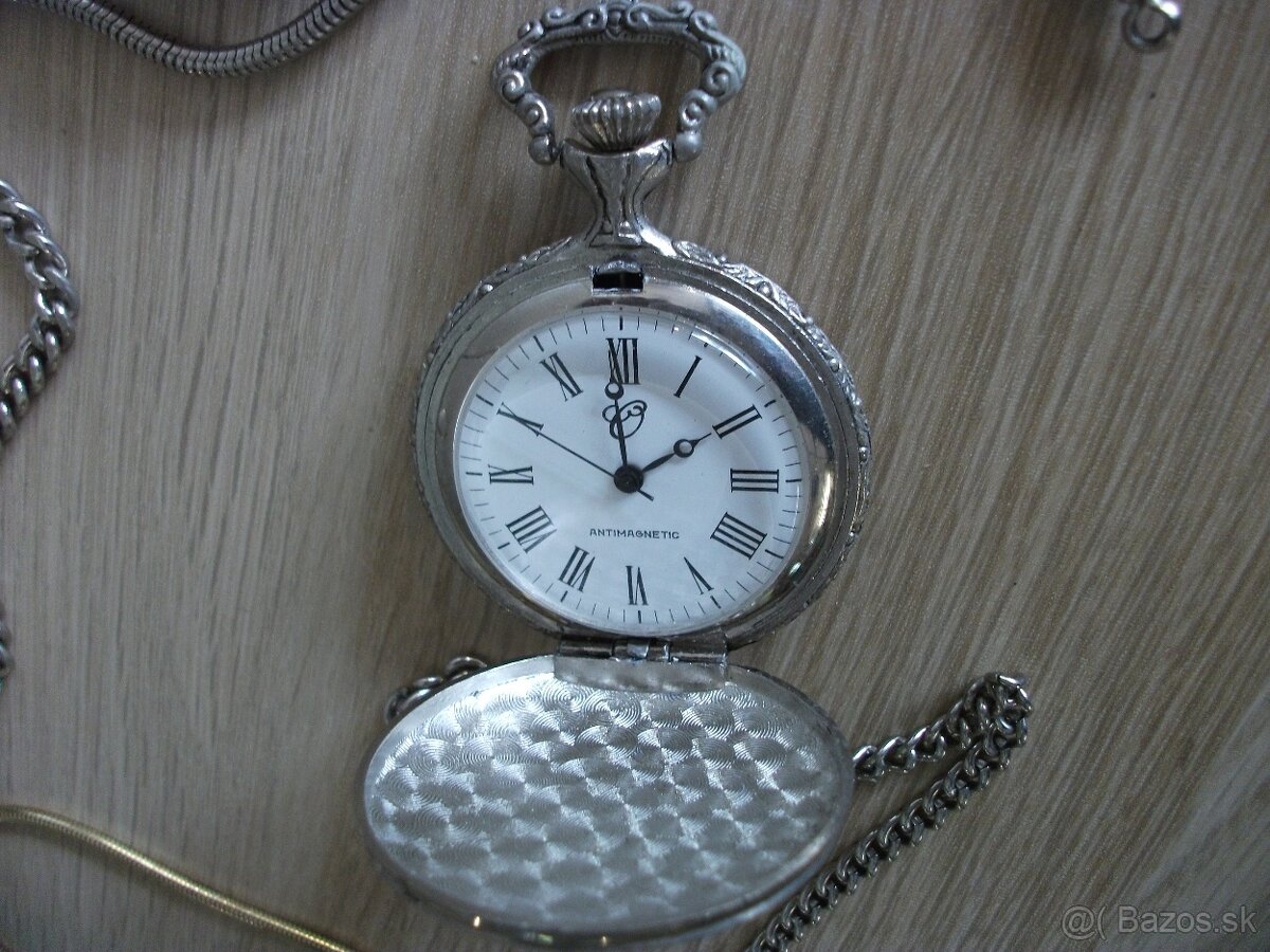 Predám hodinky-cibule polovnícky motív-dovoz Rakúsko. - 7