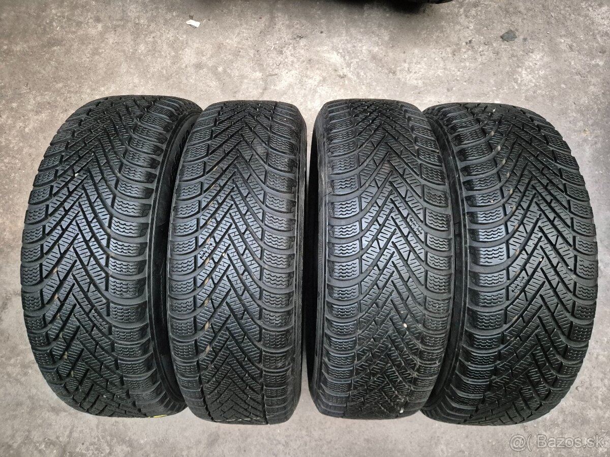 185/60 r16 zimné 4 ks PIRELLI dezén 8,7 - 7,7 mm - 7