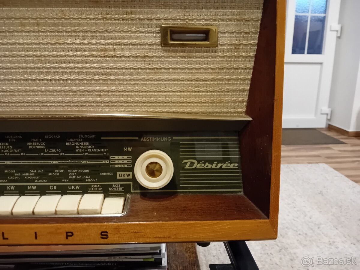 Predám elektrónkové rádio Philips Désirée - 7