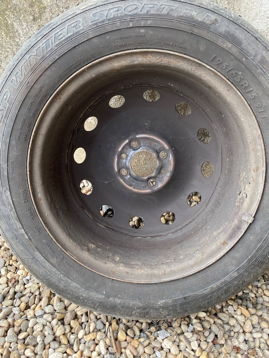 Plechové disky R15 4x95 6,5J 195/65R15 - 7