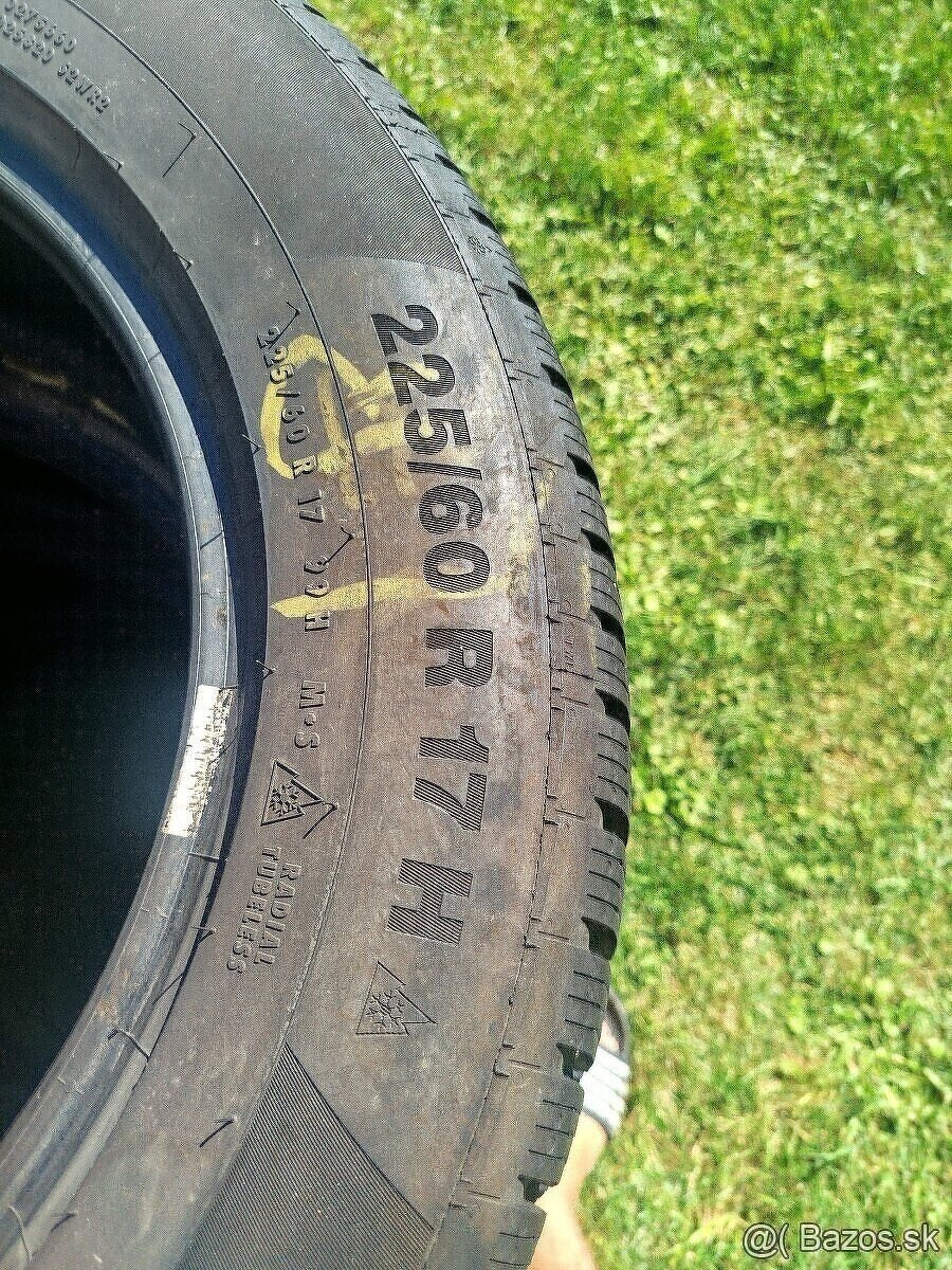 225/60 r17 zimné pneumatiky, Continental - 7