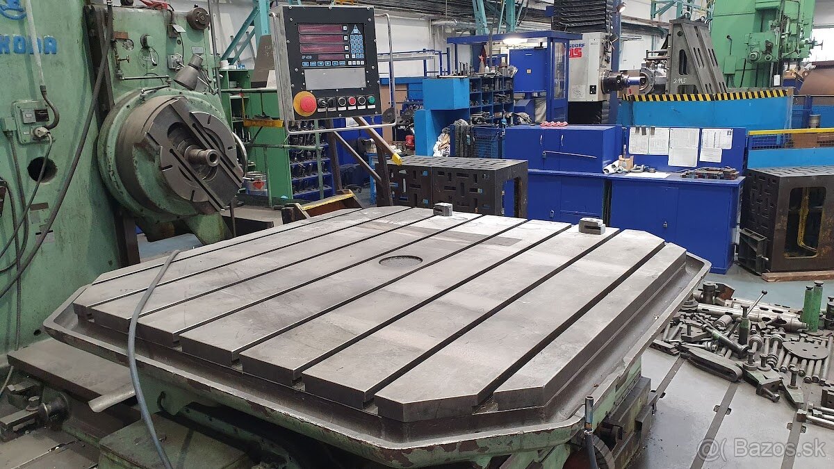 ŠKODA HVF 160 D / vodorovná vyvrtávačka desková - 7