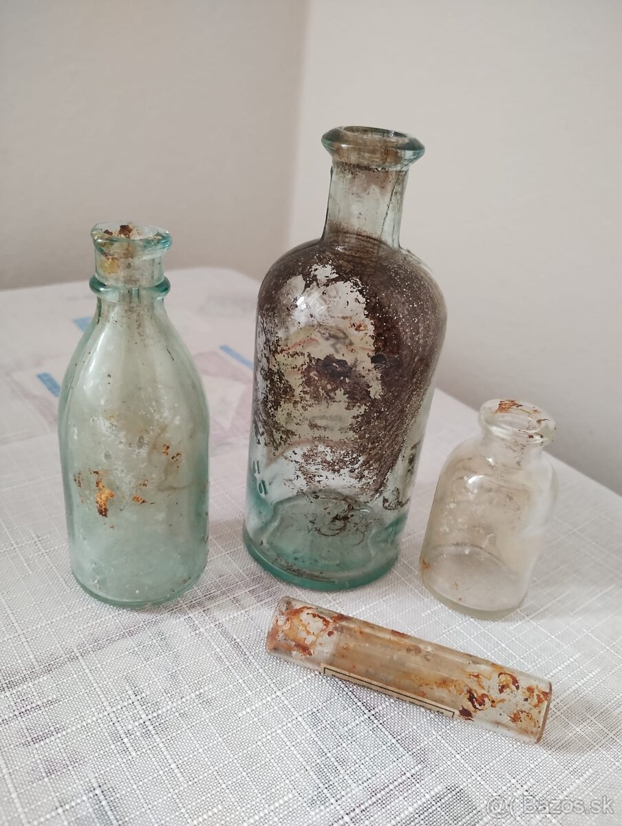 Originální láhve wehrmacht a SS waffen z 2 světové války - 7