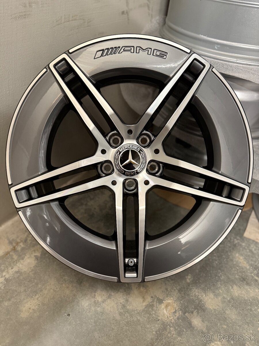 Hliníkové disky 5x112 R19 Mercedes Benz E Clas W214 S214 AMG - 7