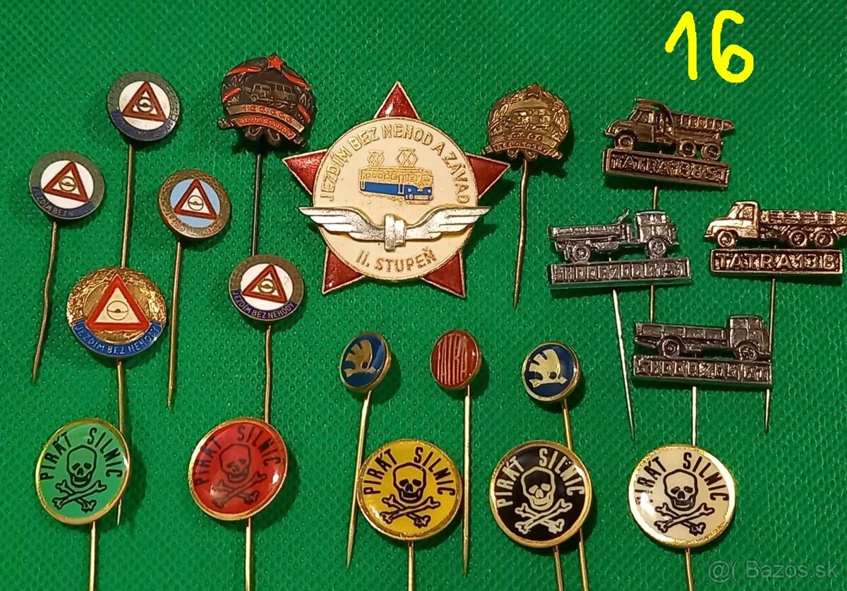 Odznaky - konvolut č. 3 - 7