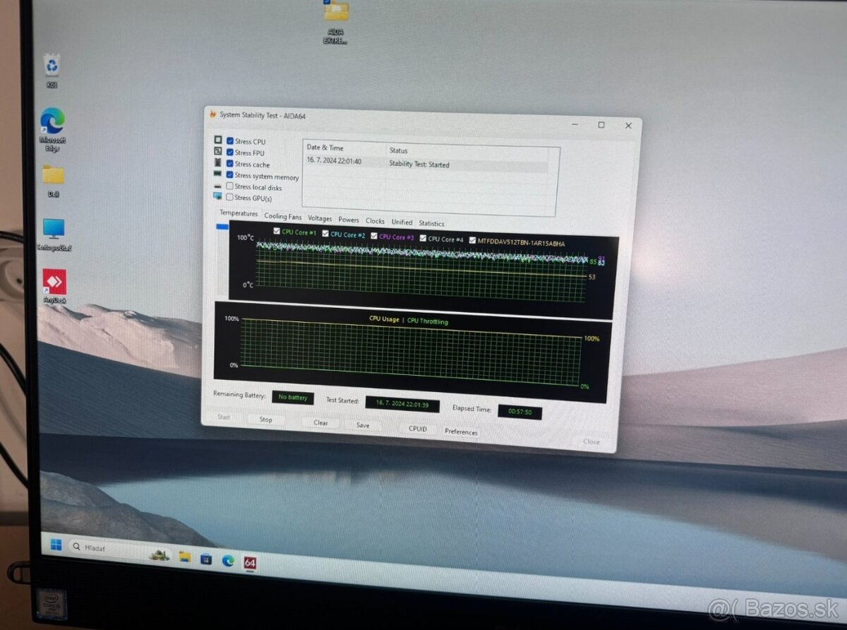 Predám funkčnú matičnú dosku do AIO Dell 7460 - 7