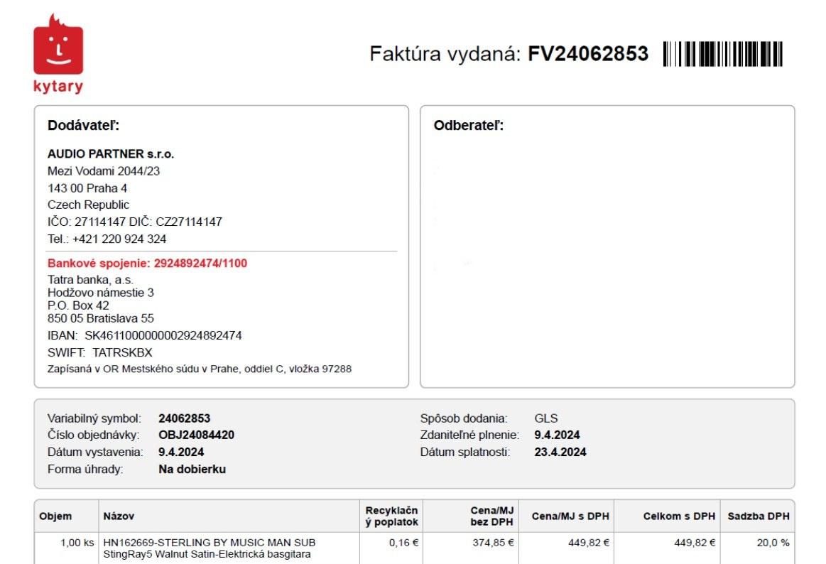 Predám 5 strunovú bassgitaru Sterling by Music Man - 7