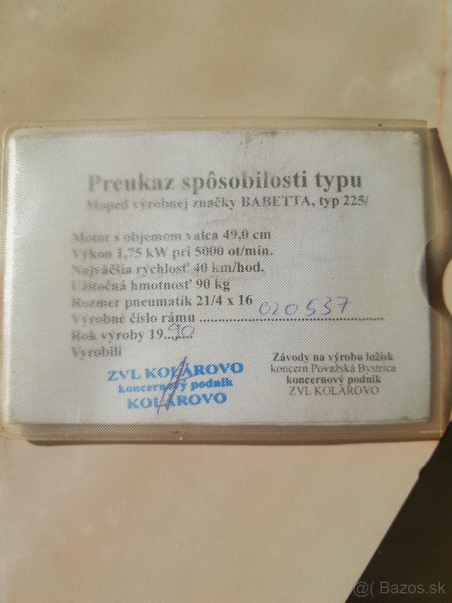 BABETTA 225 NAKOPAVAČKA 5022KM 1990 - 7