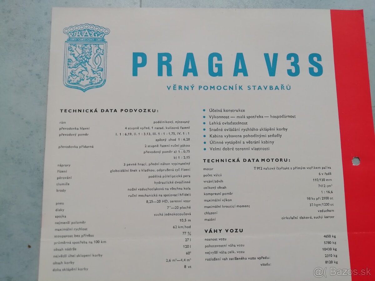 Originální prospekty Praga k zarámování - 7