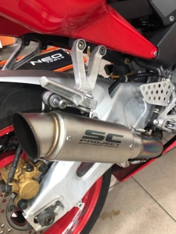 Športový ladený univerzálny moto výfuk Nový Nerezový - 7