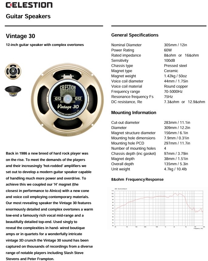 Celestion Vintage 30 - 7
