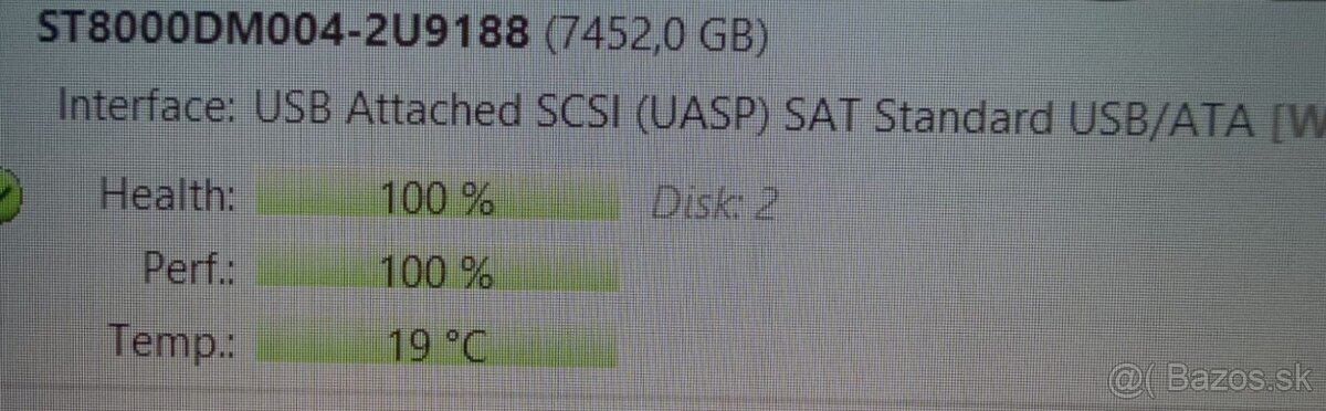 Harddisk Seagate BarraCuda 8TB HDD SATA 100% stav - 7