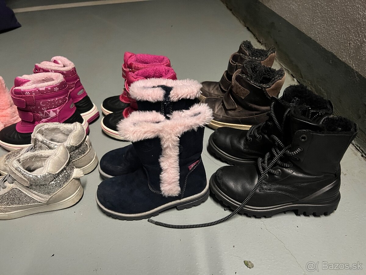Detské dievčenské topánky č.27 - 7