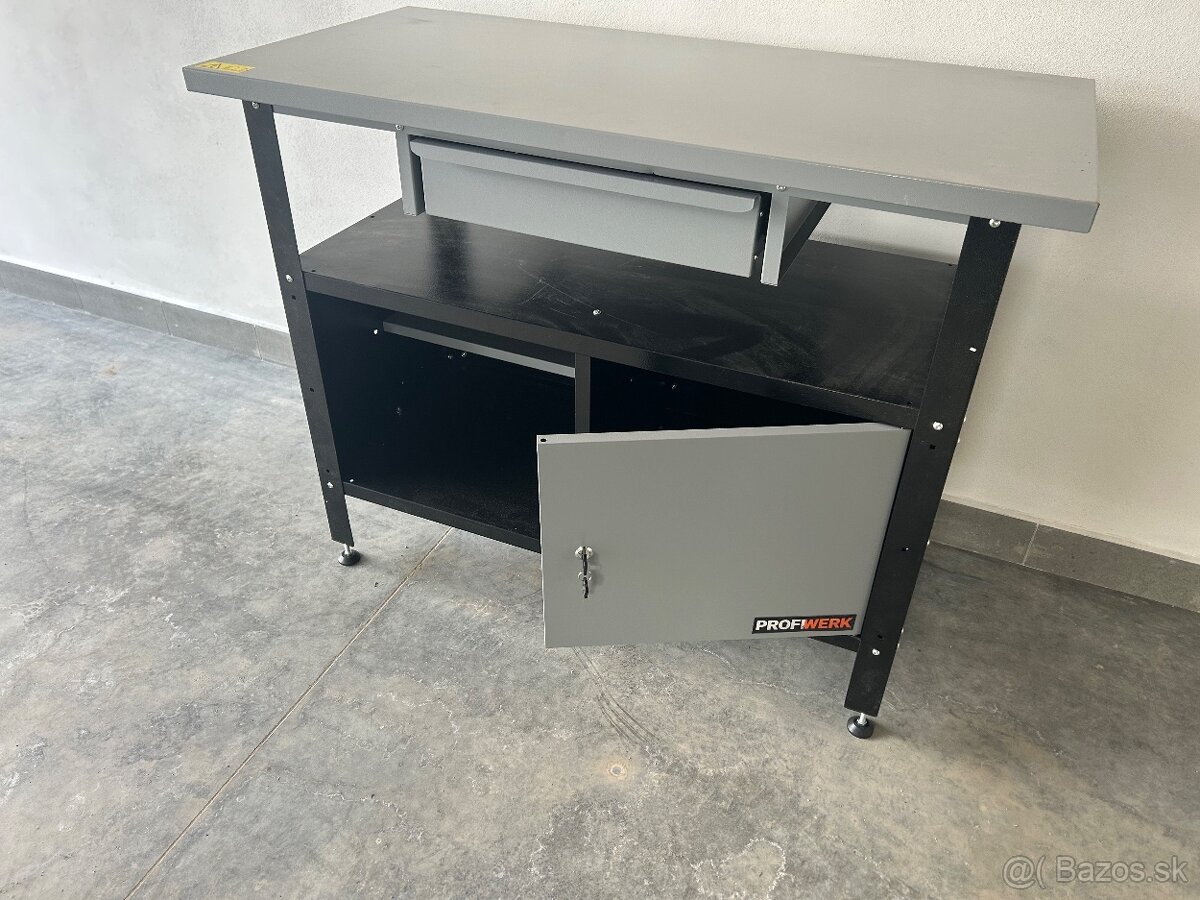 Pracovný dielensky stol ponk 110cm - 7