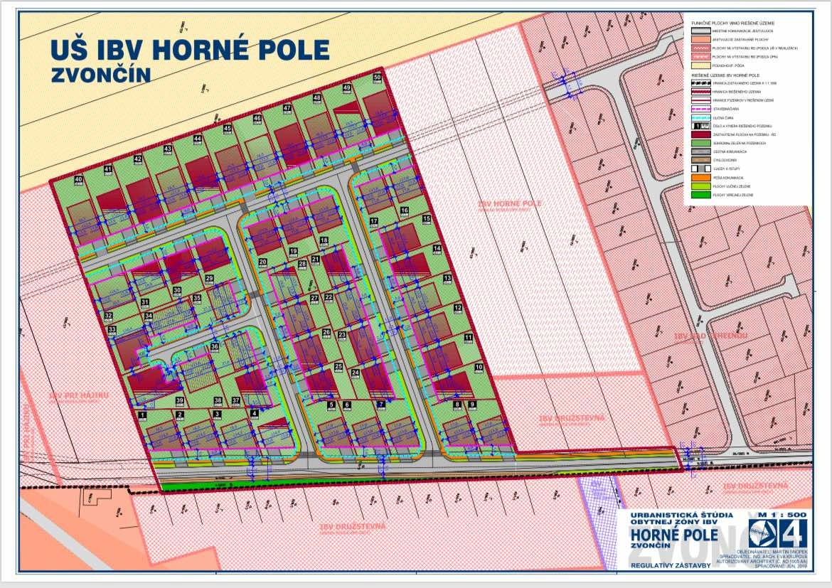 STAVEBNÉ POZEMKY v obci ZVONČÍN len 8 km od Trnavy,všetky IS - 7