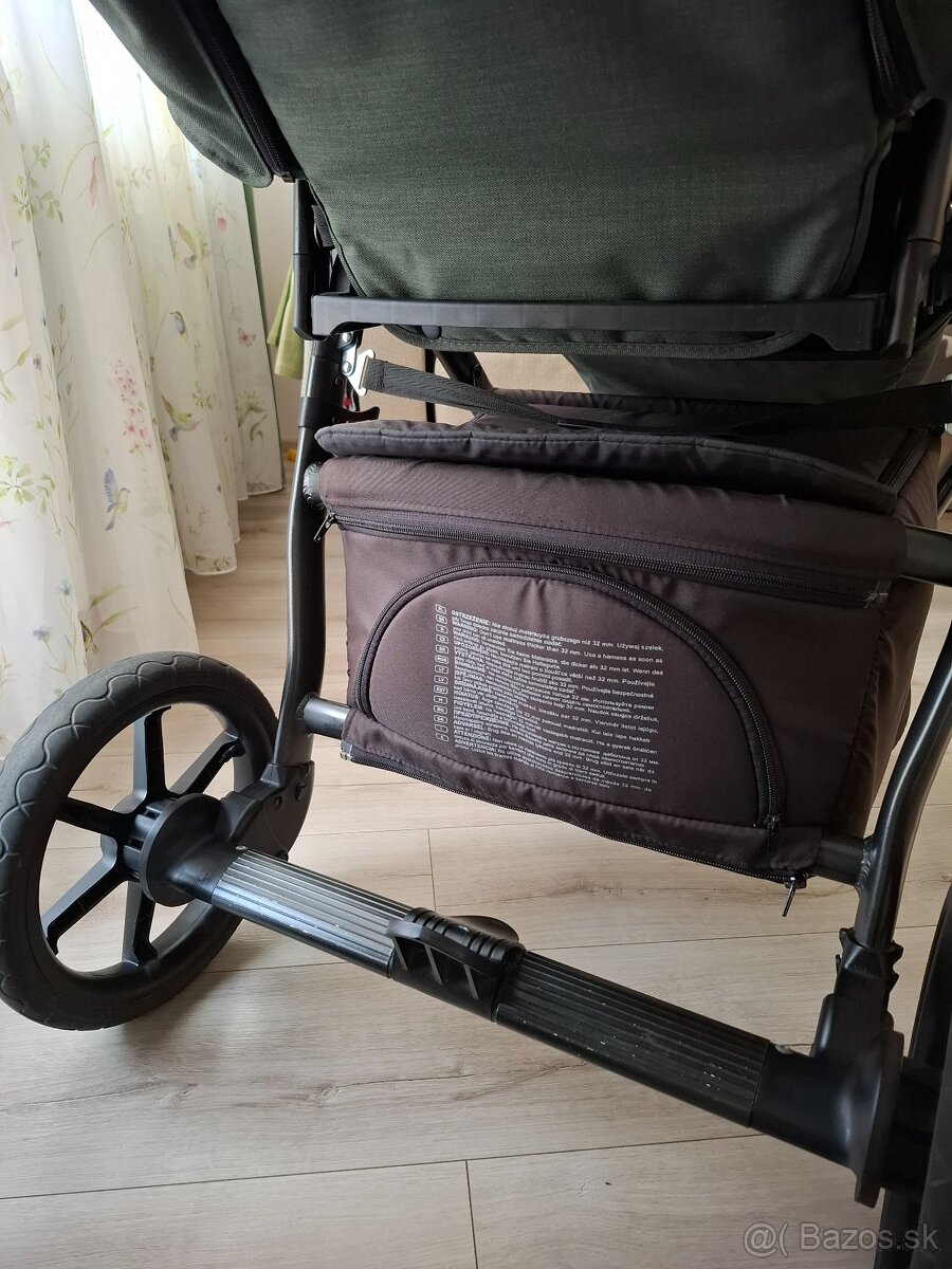 Predám kočík Roan coss night green - 7
