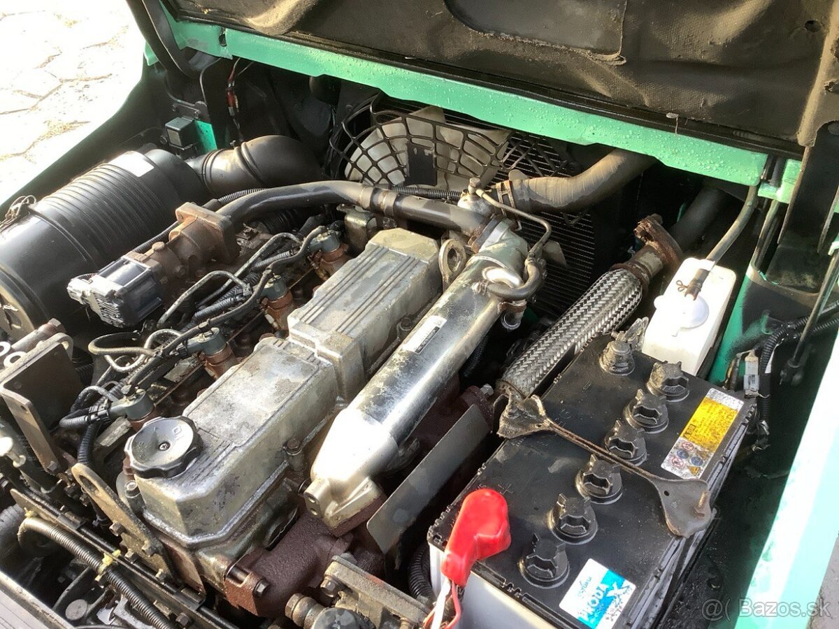 Mitsubishi FD20 – 2t diesel, Duplex 3m, side-shift, 4 500h - 7