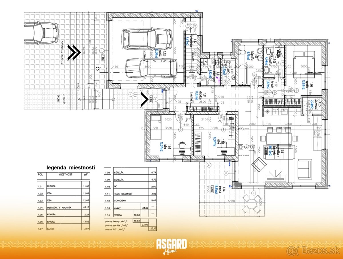 Novostavba moderného 4i rodinného domu Bravo v Zavare - 7