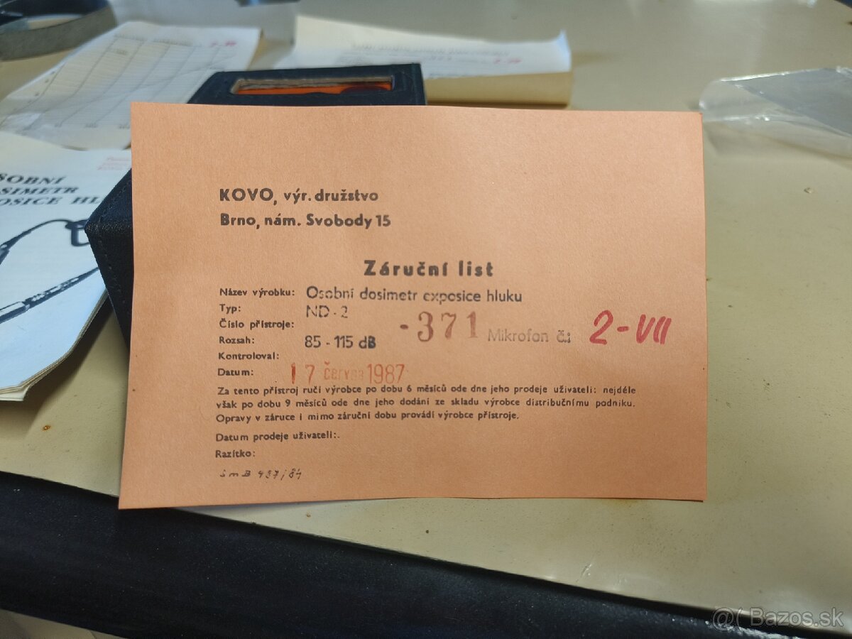 Dosimeter hluku - 7