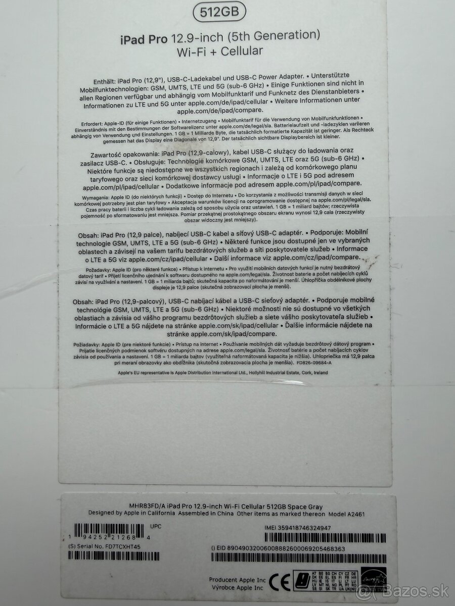 iPad Pro M1 12,9" 512GB cellular - 7