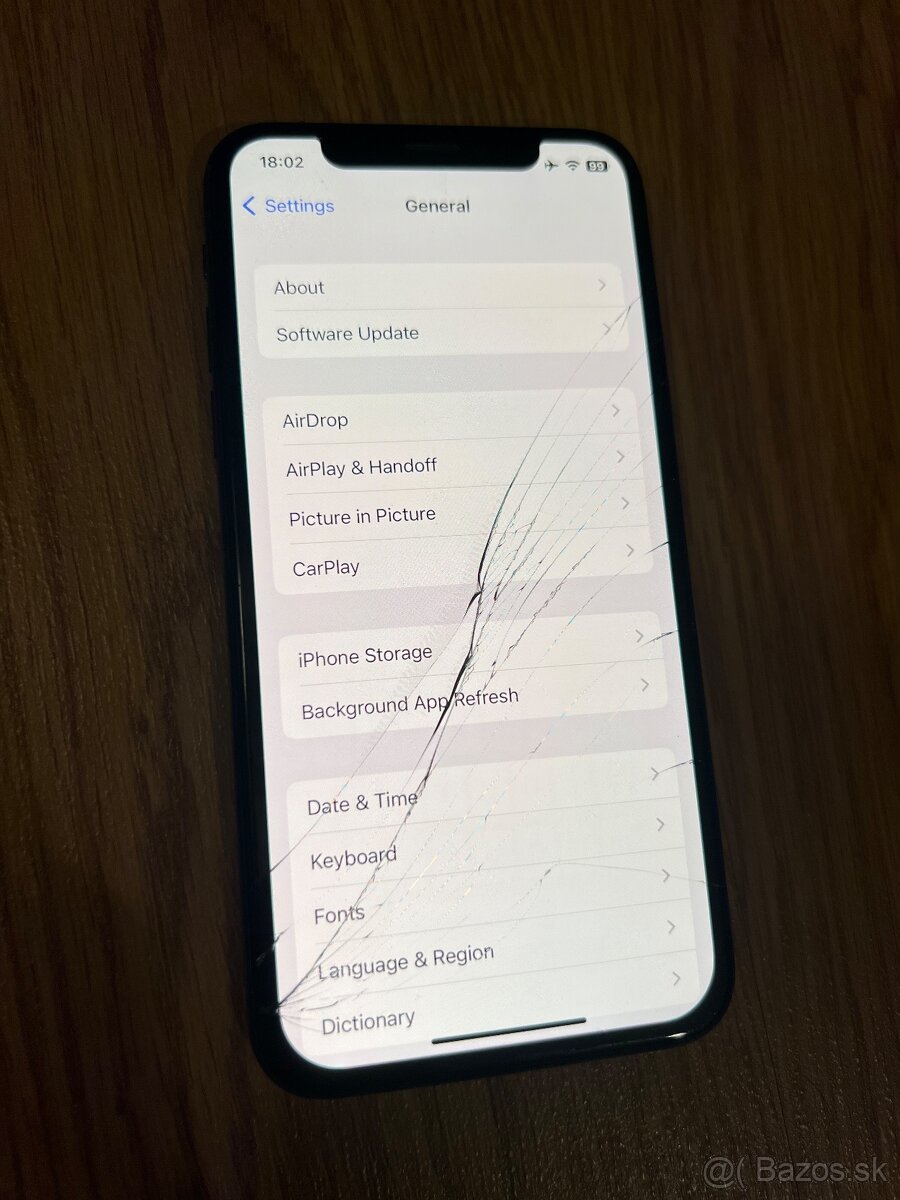 iPhone X 256GB prasknutý display - 7