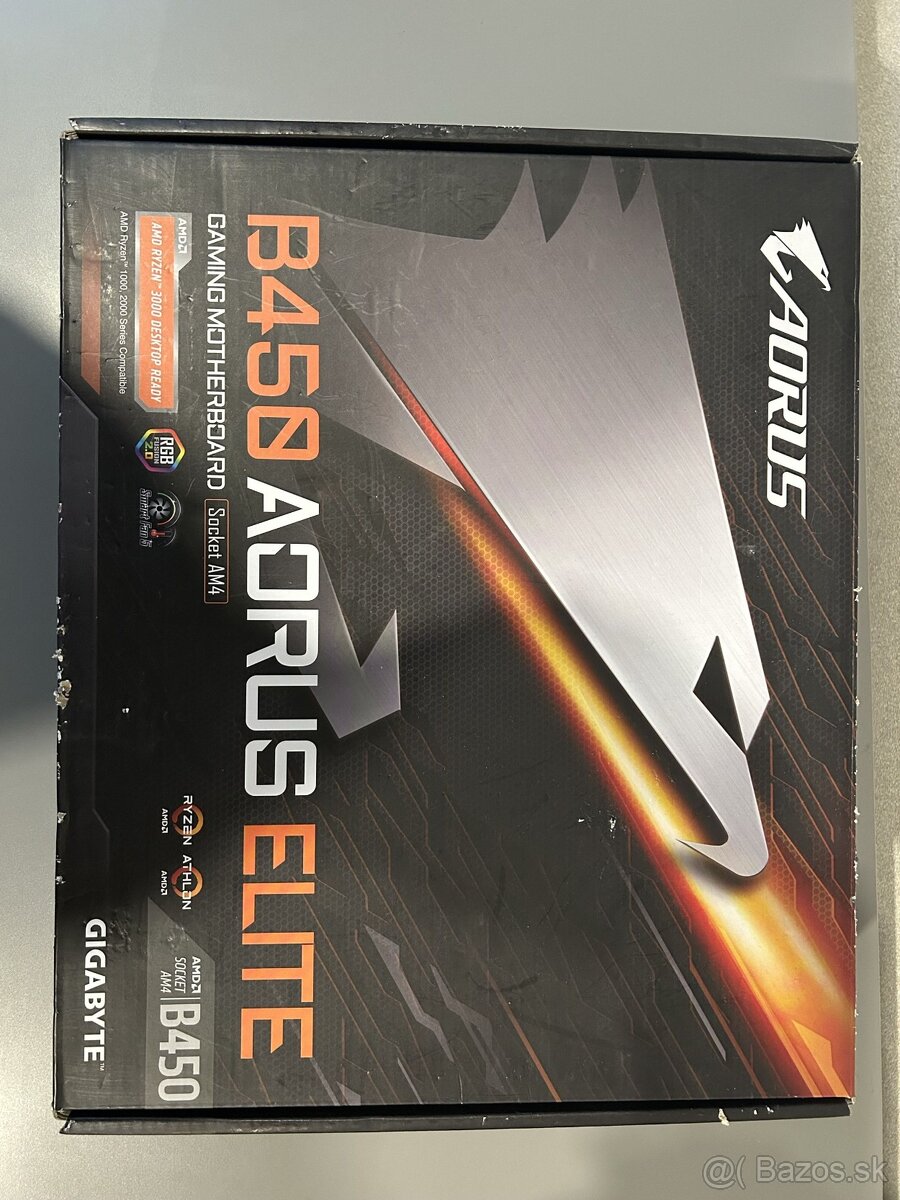 Predám PC komponenty: Ryzen 5 5600X / 32GB RAM / B450 Aorus - 7