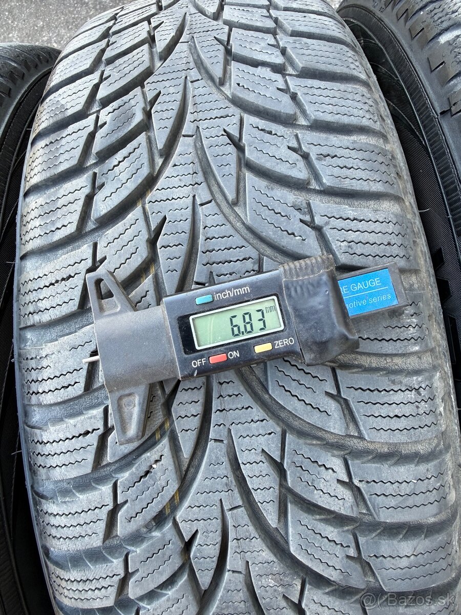 Zimná sada 5x100 185/60r15 fabia dezén 6,83mm - 7
