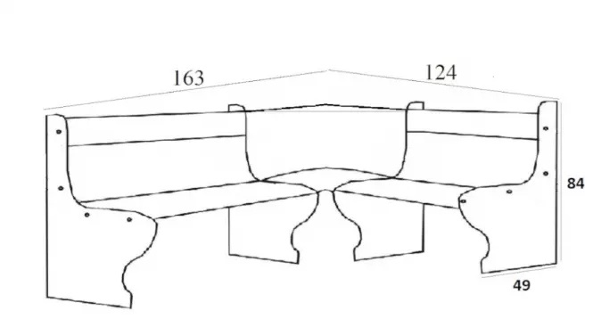 Na predaj jedálenský stôl s lavicou - 7