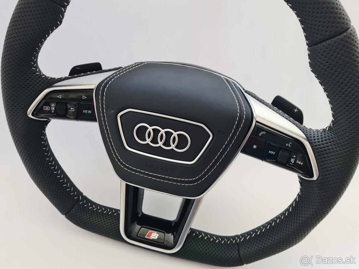 AUDI VOLANT - SPORTOVY S LOGOM S + AIRBAG + RS PADLA - 7
