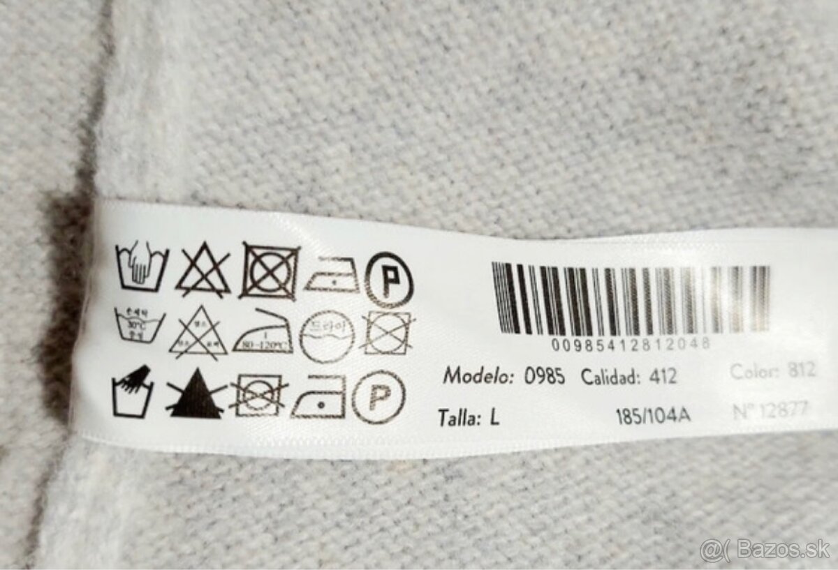 Pánsky sveter Massimo Dutti Wool Cashmere - 7