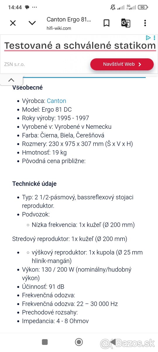 Canton ergo 81 dc (predam alebo vymenim) - 7