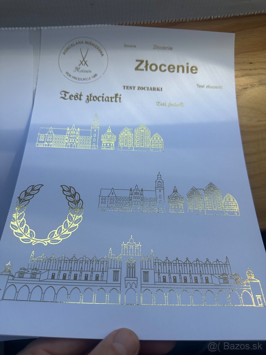 Zlacovací stroj. - 7