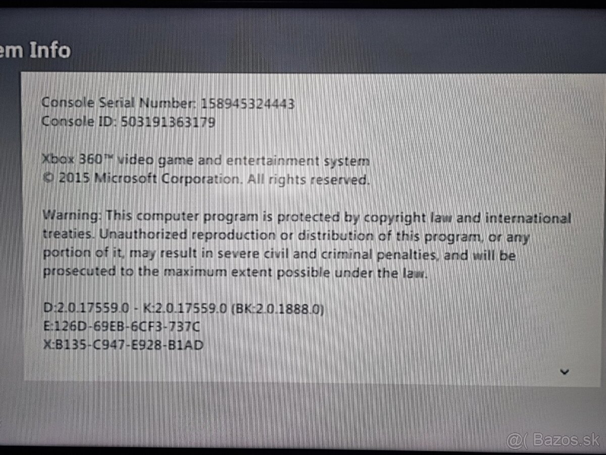 Xbox 360 slim 250Gb model 1439 - 7